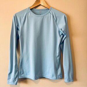 Mountain Equipment  Co op Light Blue Activewear Long Sleeve Shirt Size US M